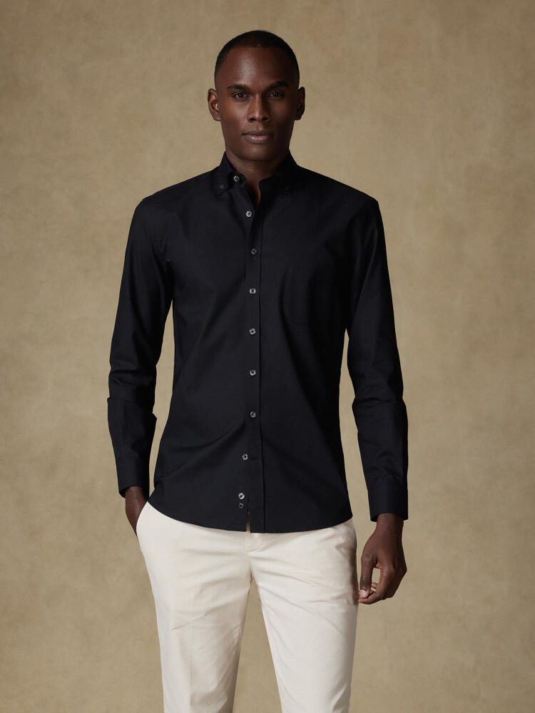 Chemise Alban noire - Col Boutonné Chemises Homme