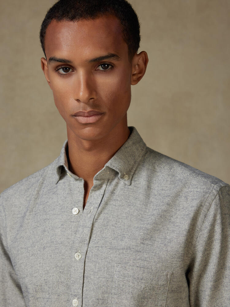 Chemise Bill en flanelle - Col boutonné Chemises Casual Classique