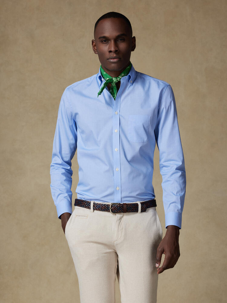 Chemise Daria en popeline ciel - Col Boutonné Chemises Homme