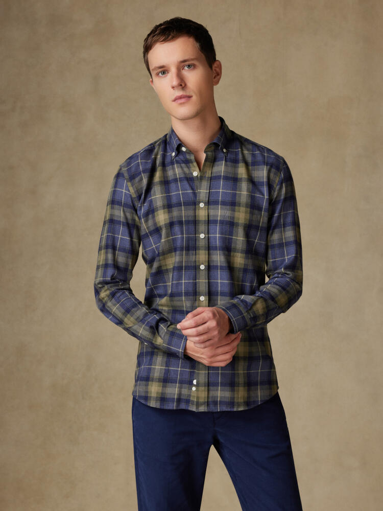 Chemise Don à motif tartan  - Col Boutonné Chemises Homme