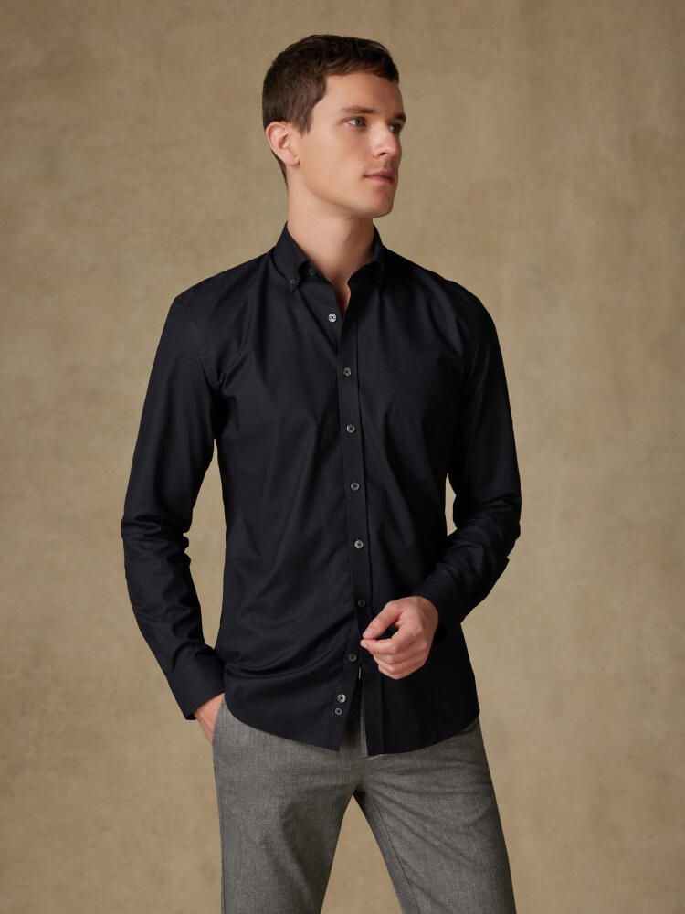 Chemise Gleeson noire - Col Boutonné Chemises Homme