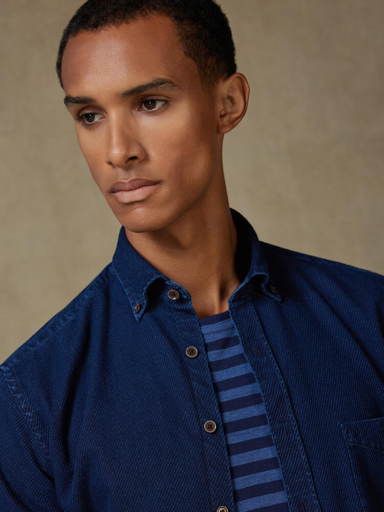 Chemise Hawke indigo - Col boutonné Chemises Casual Classique