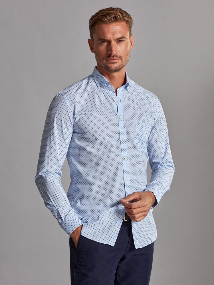 Chemise Irwin ciel à motifs imprimés - Col Boutonné Chemises Homme