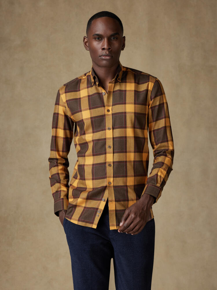 Chemise cintrée Brayden à motif tartans - Col Boutonné Chemises Homme