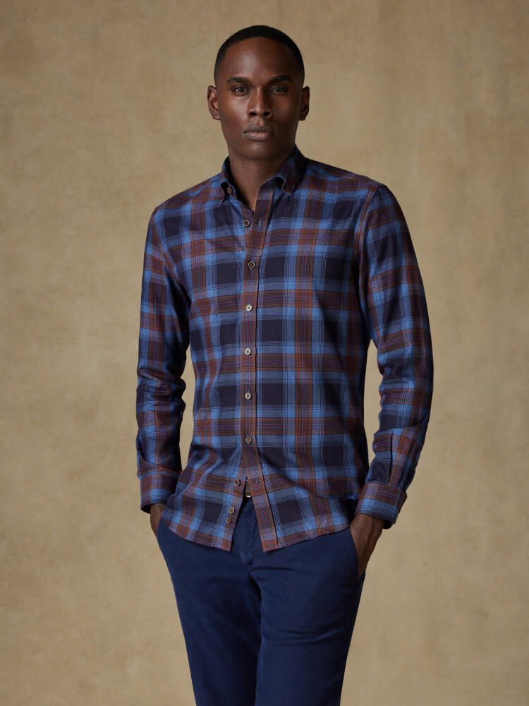 Chemise cintrée Gleen à motif tartan - Col Boutonné Chemises Homme