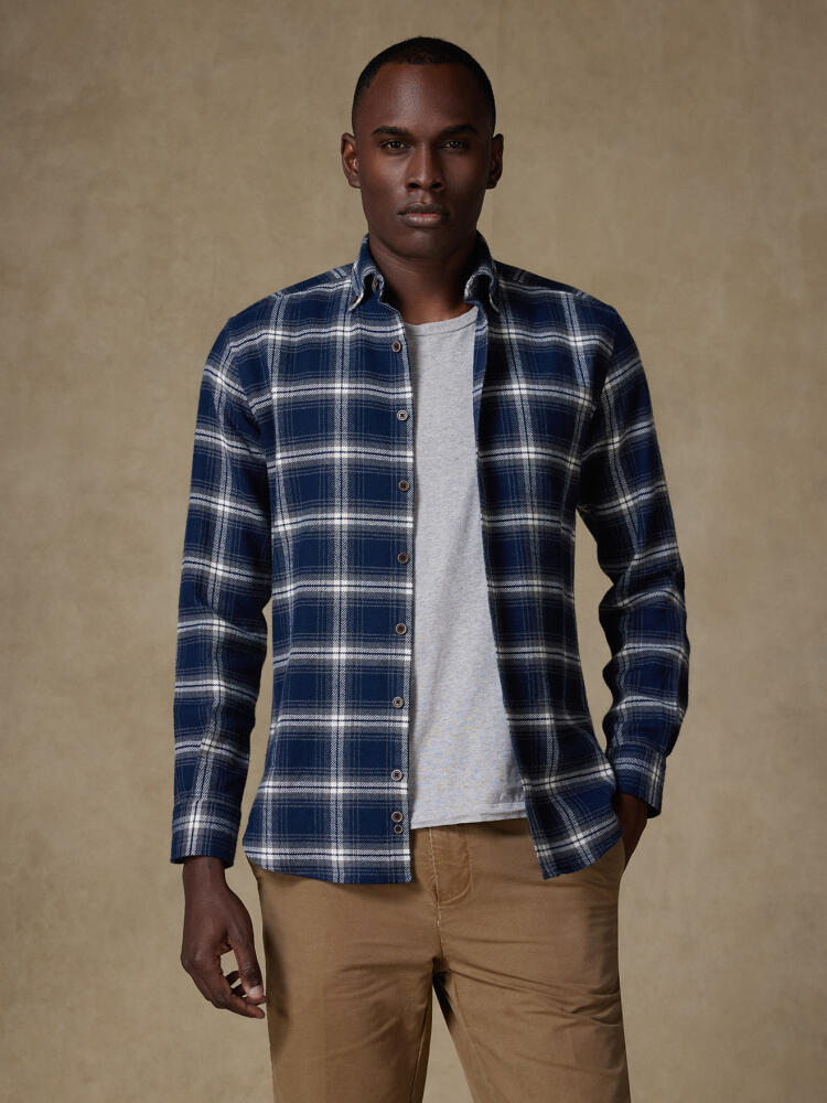 Chemise cintrée Teddy à motif tartan - Col Boutonné Chemises Casual Slim