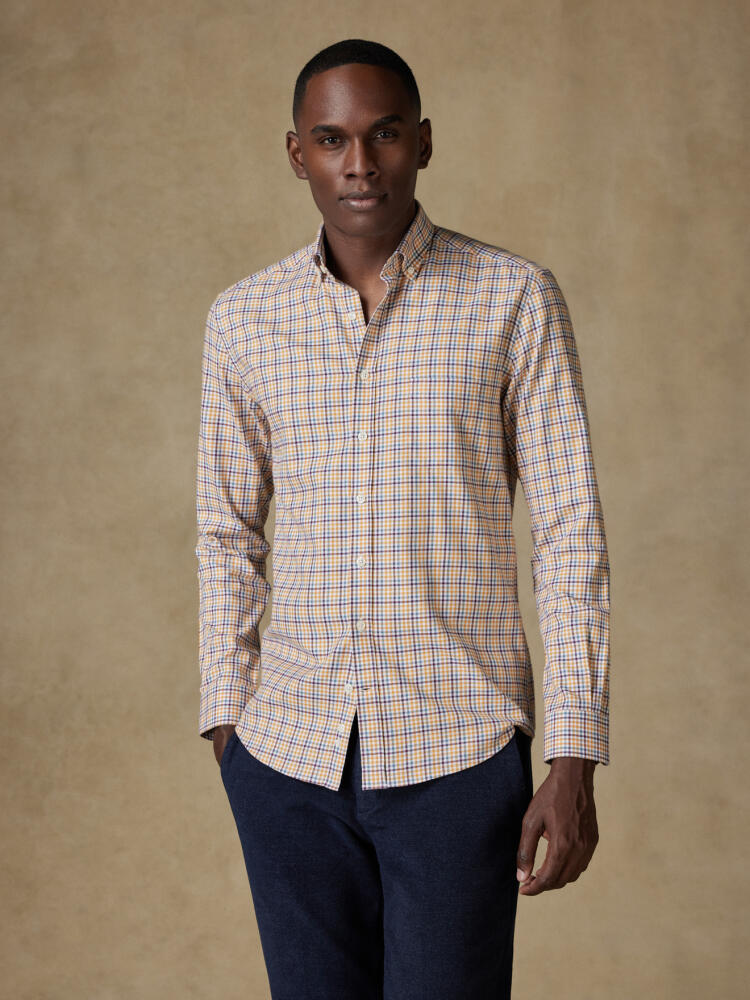 Chemise Upton en flanelle à carreaux  - Col Boutonné Chemises Homme