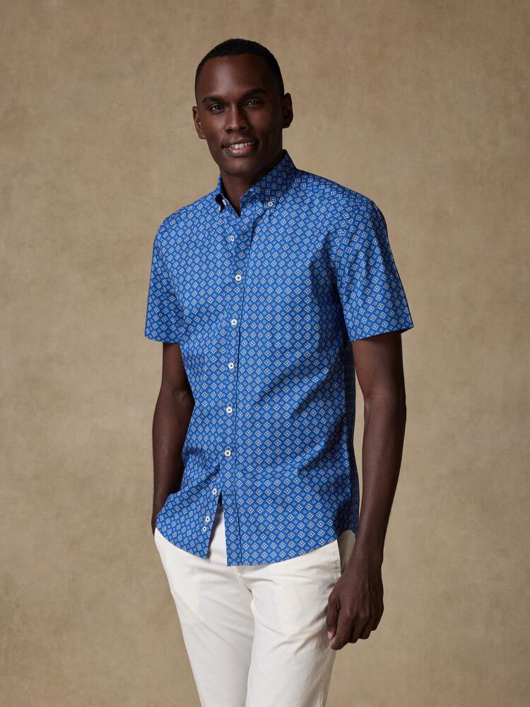 Chemise à manches courtes Alvin à imprimé ethnique - Col Boutonné Chemises Homme