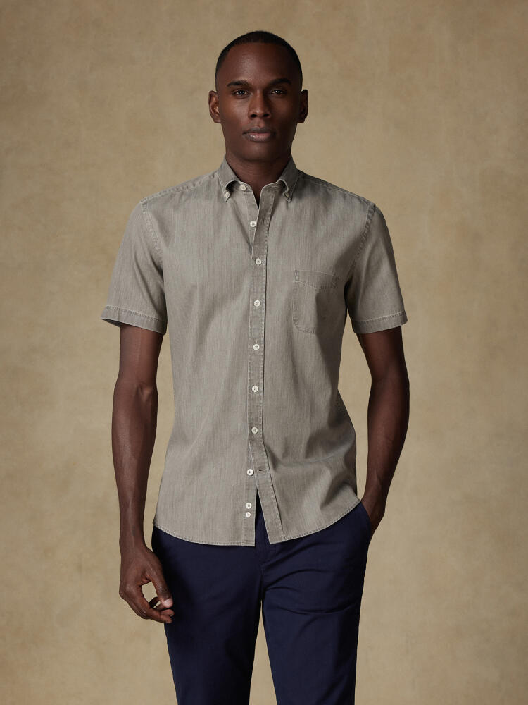 Chemise Volcom Homme Manches Courtes - Bleu - Taille XXL - Coupe Classique - Occasion