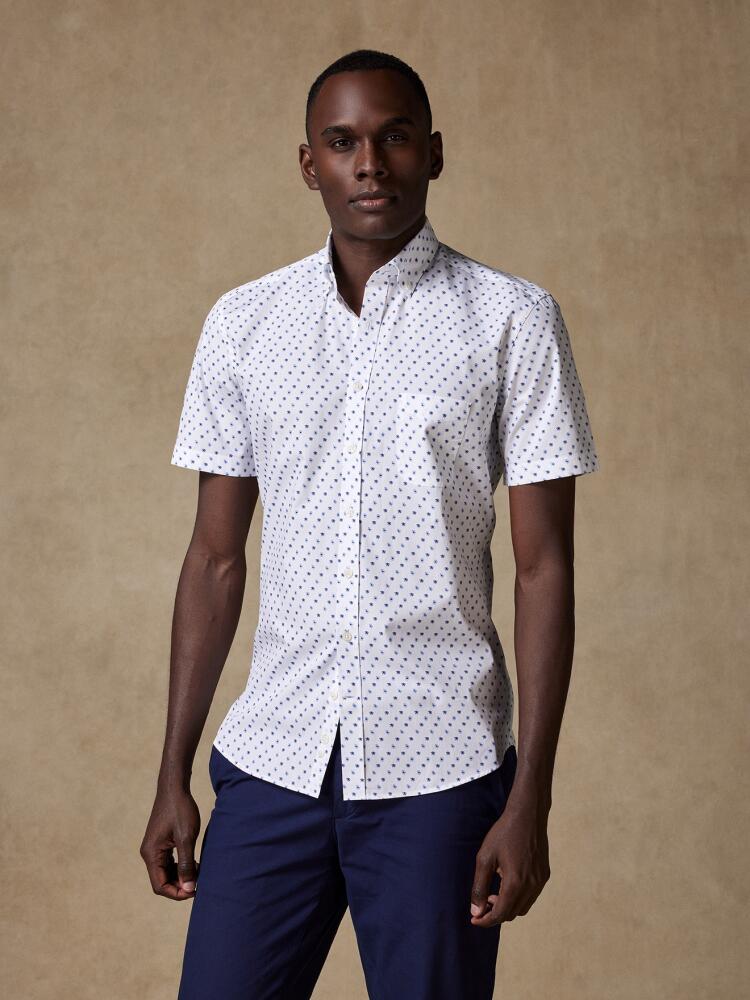 Chemise à manches courtes Jasper à imprimé floral  - Col Boutonné Chemises Homme