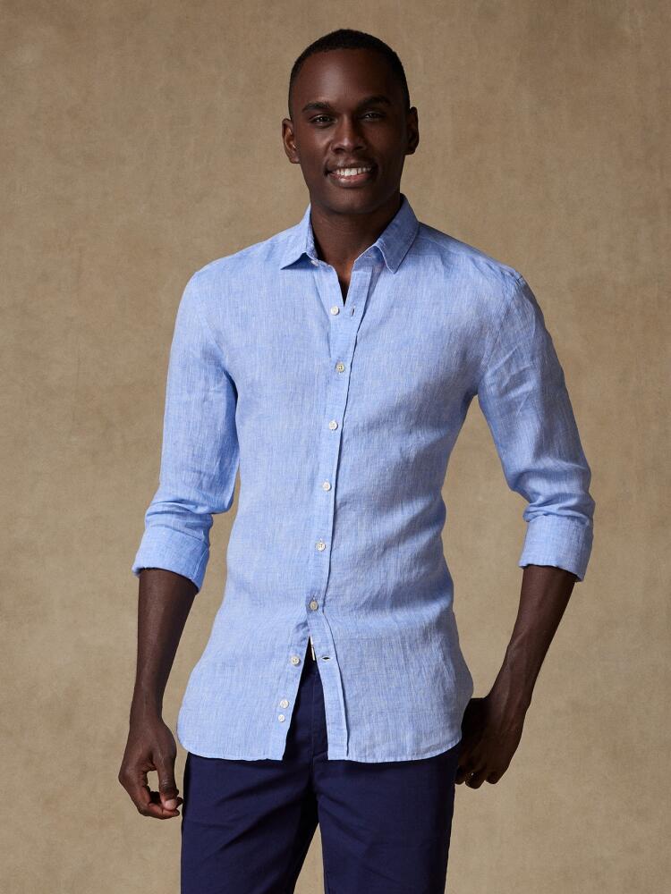 Chemise Cody en lin ciel Chemises Homme