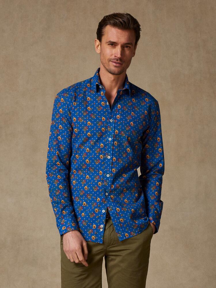 Chemise Keith en lin à motif floral Chemises Homme