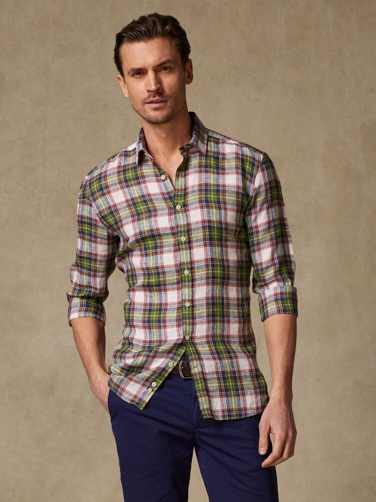 Chemise Ryan en lin à tartans Chemises Homme