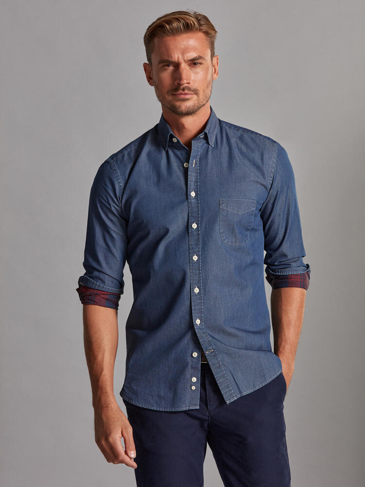 Chemise cintrée Pat en denim Outlet