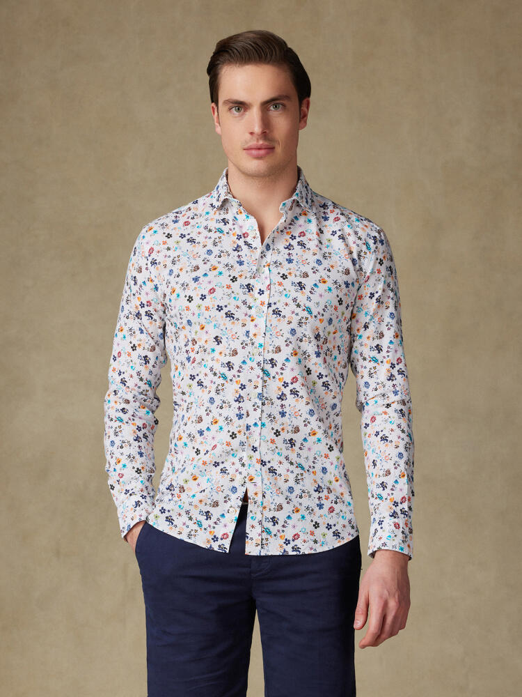 Chemise Sean en lin à motif floral Chemises Homme