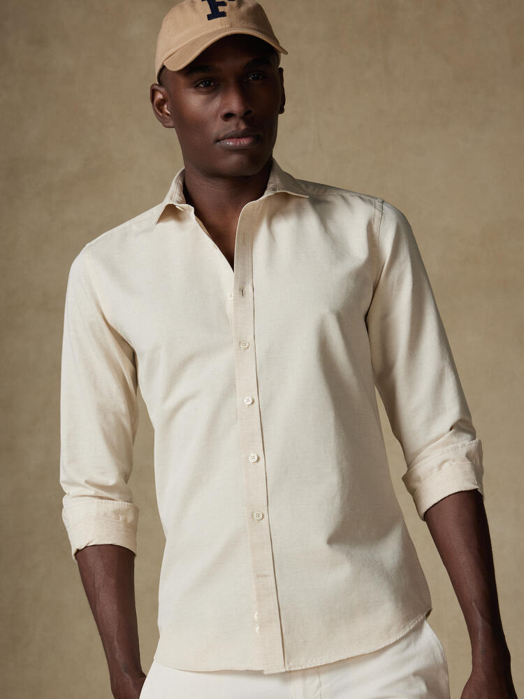 Chemise cintrée Nate en lin sable Chemises Homme