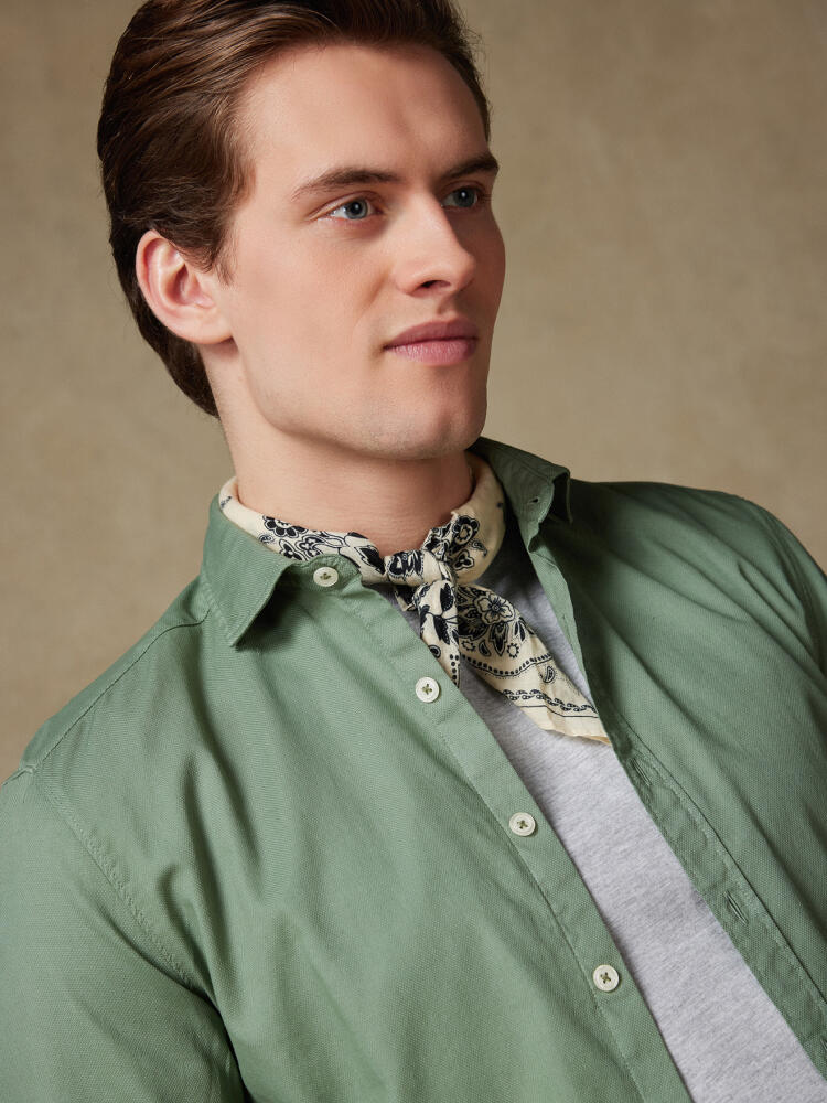 Chemise céladon en light coton Outlet