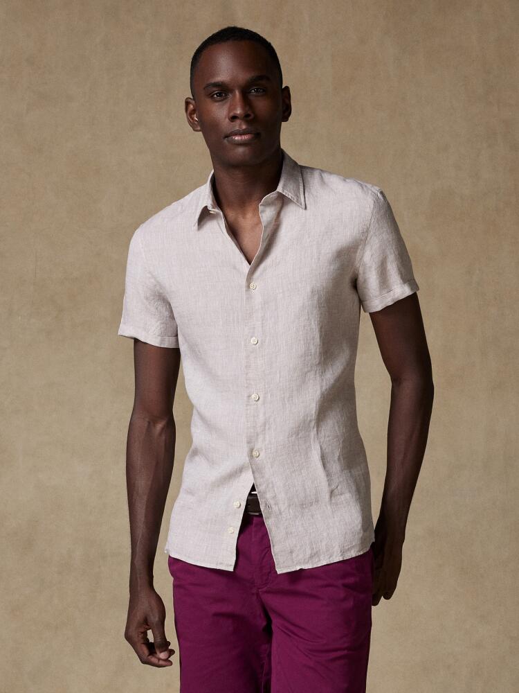 Chemise Cody en lin sable - Manches Courtes Chemises Homme