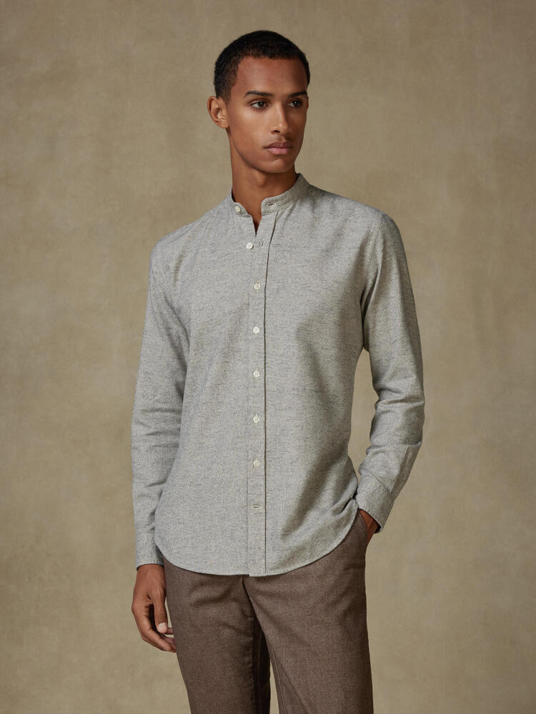 Chemise Bill en flanelle - Col Mao Chemises Casual Classique