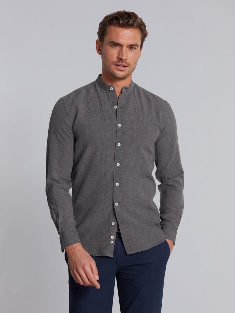 Chemise en lin naturel - Col Mao Chemises Homme