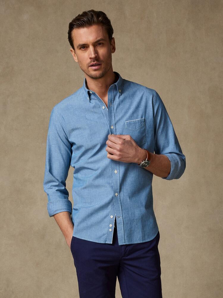 Chemise col boutonné en chambray - Série Limitée Chemises Homme