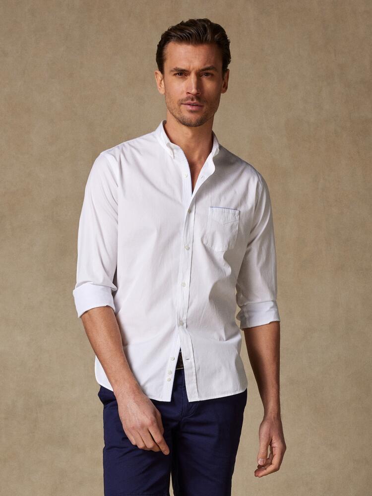Chemise col boutonné en popeline blanche - Série Limitée Chemises Homme