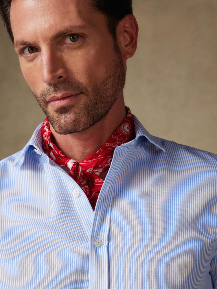 Chemise Bennett à rayures ciel Chemises Business Classique