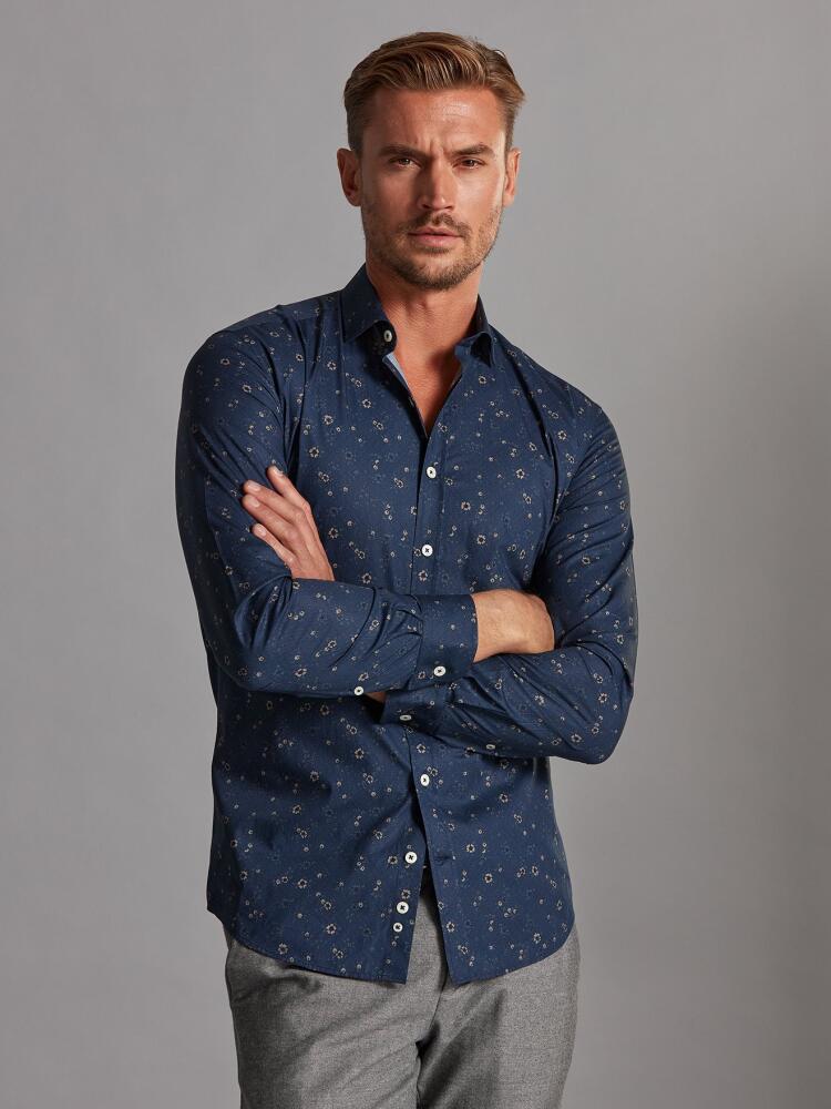 Chemise Bretty marine à imprimé floral Chemises Homme