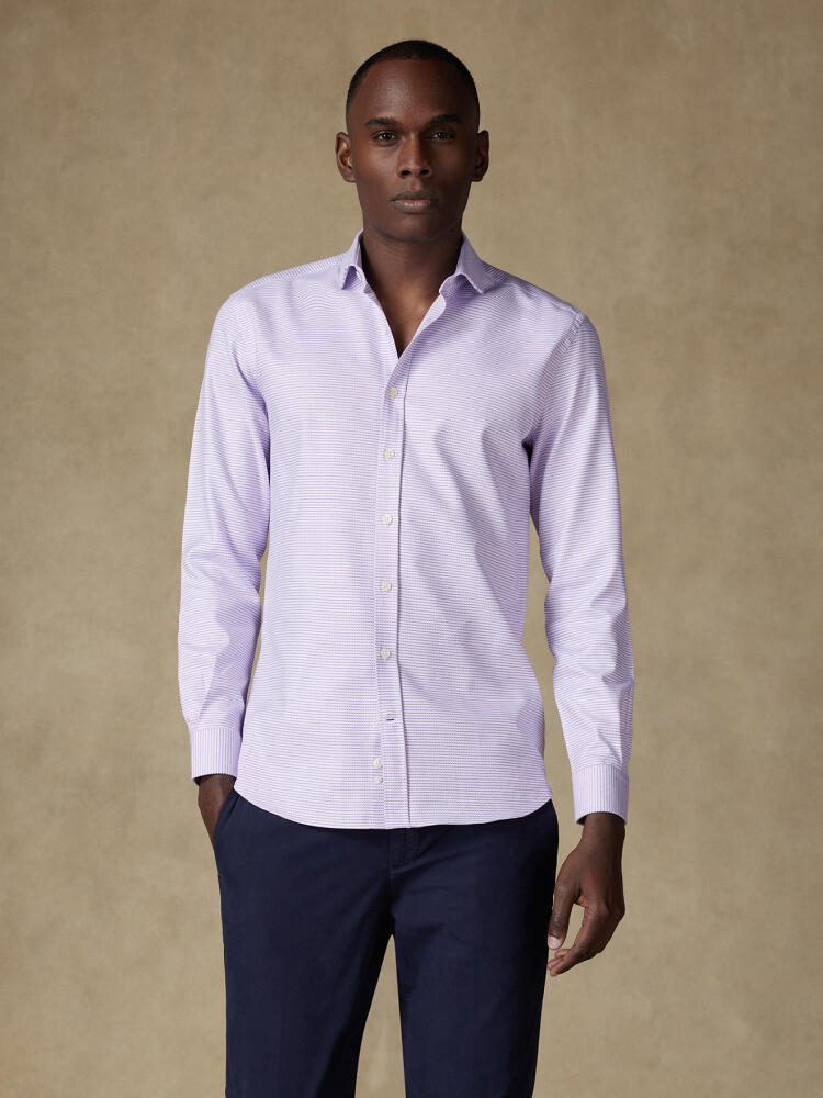 Chemise Brock en twill parme Chemises Homme