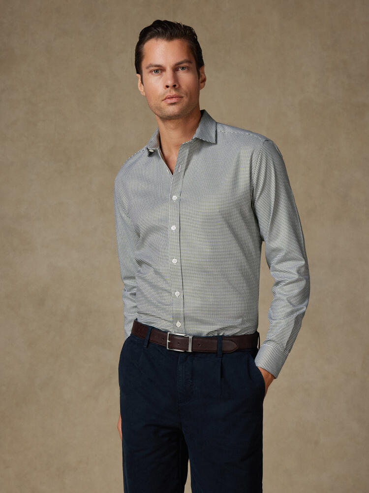 Chemise Bud en twill kaki Chemises Business Classique