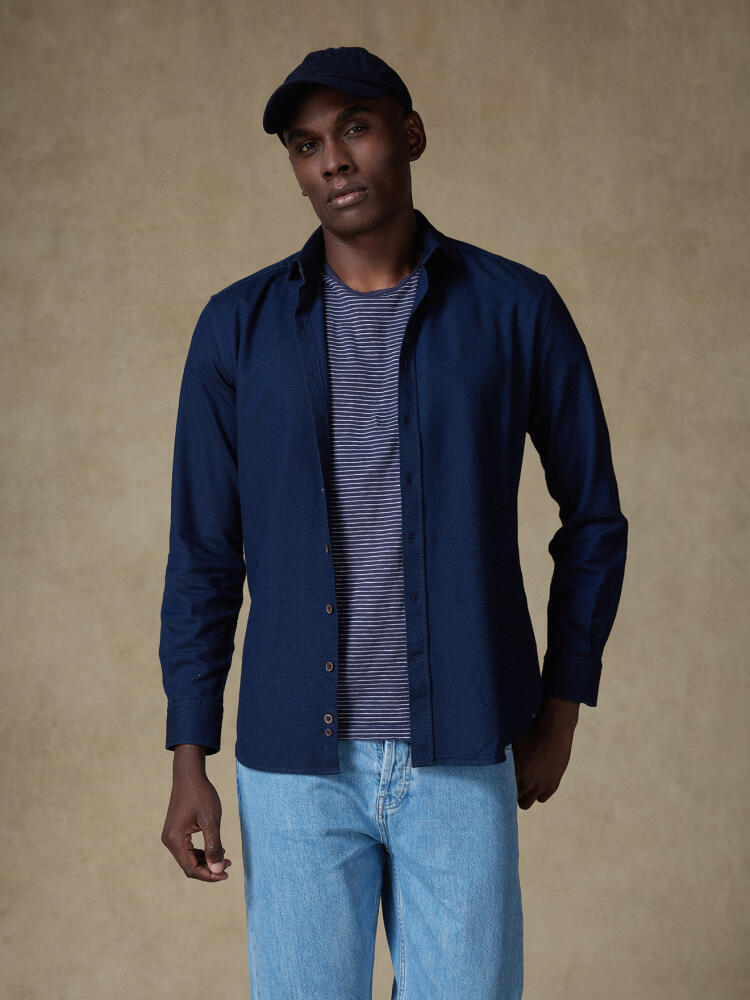 Chemise Eli en oxford indigo Chemises Casual Classique