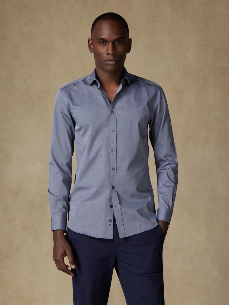 Chemise en fil à fil grise Chemises Homme
