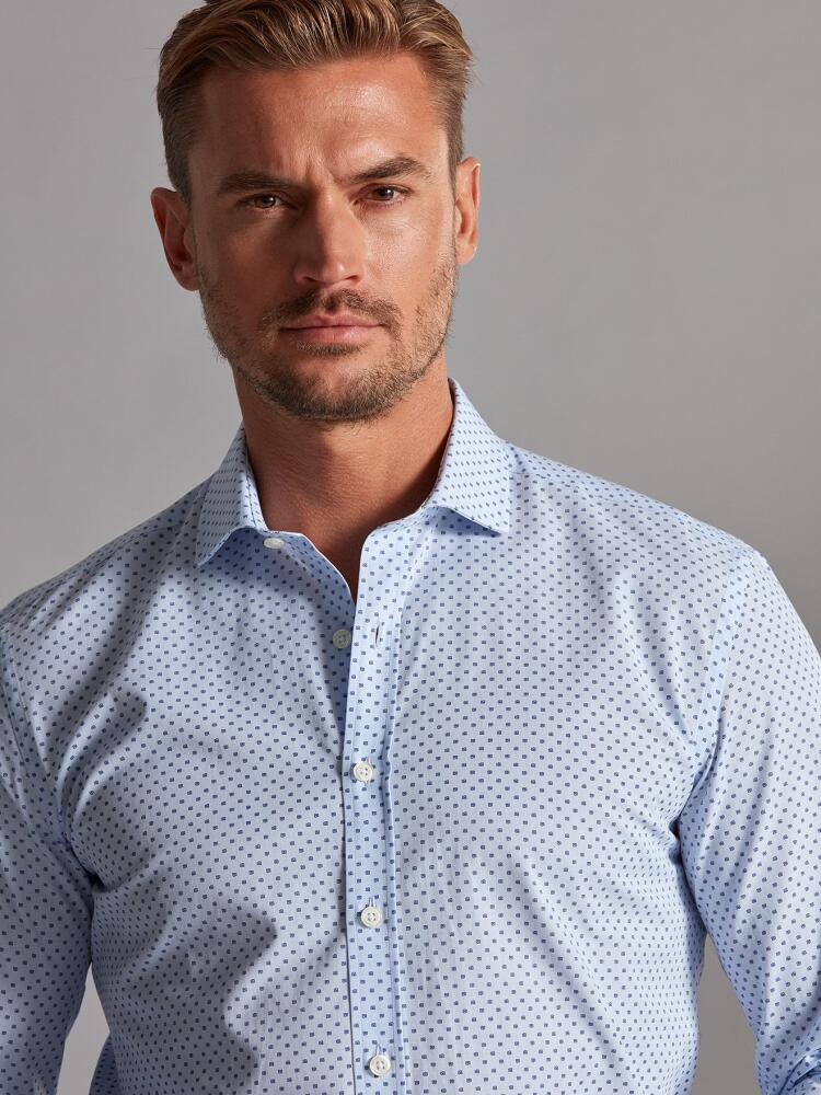 Chemise Irwin ciel à motifs imprimés Chemises Homme