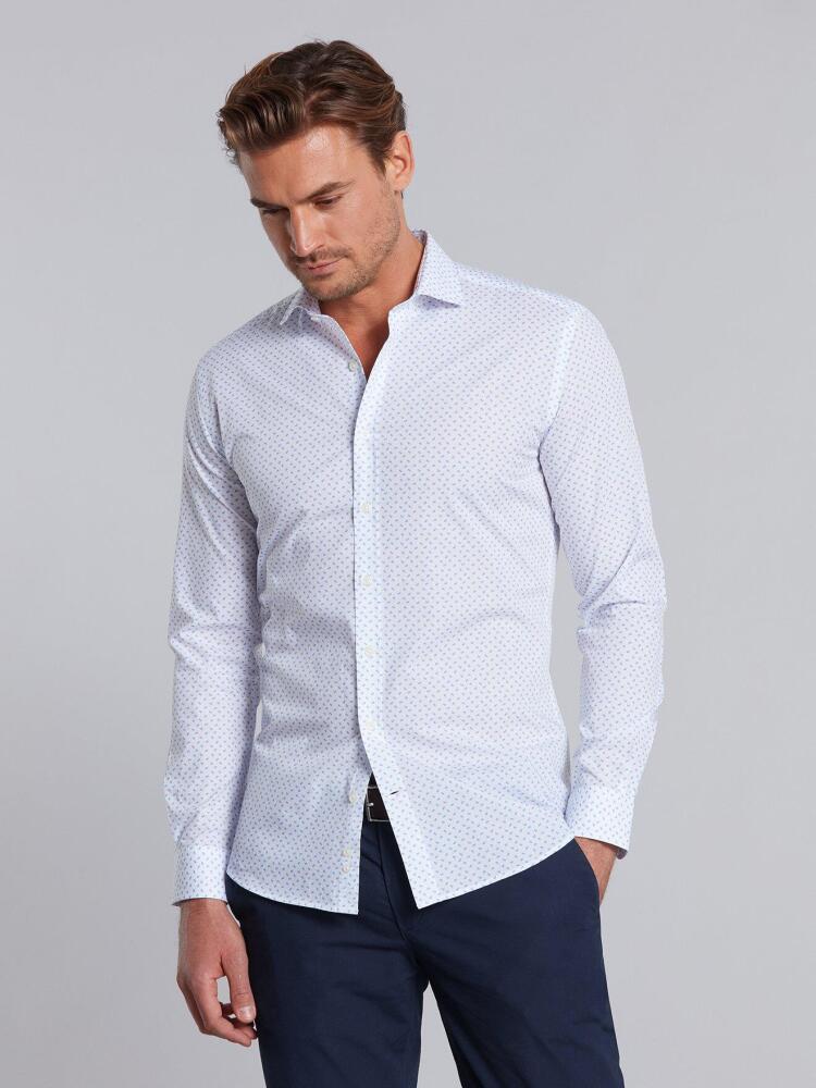 Chemise Kyle à imprimé floral ciel Chemises Homme