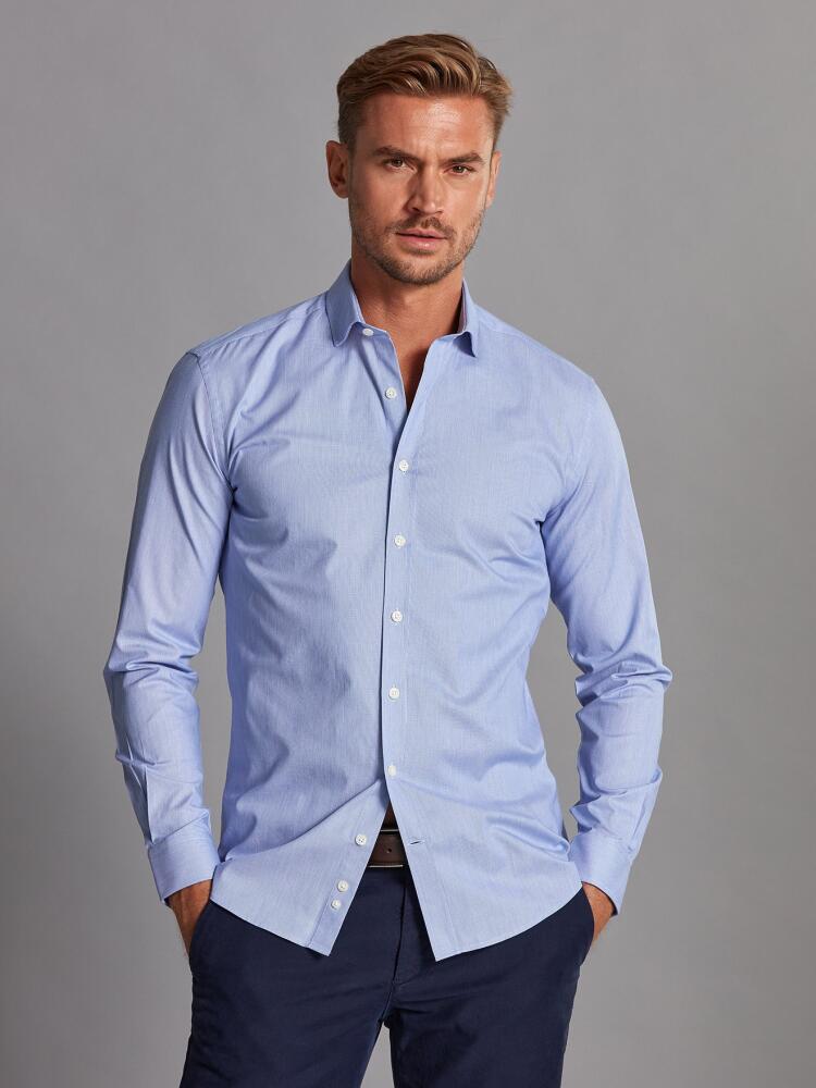 Chemise mille raies bleue Chemises Homme