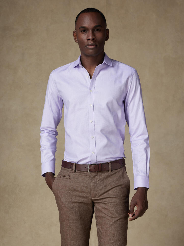 Chemise en natté parme Chemises Homme