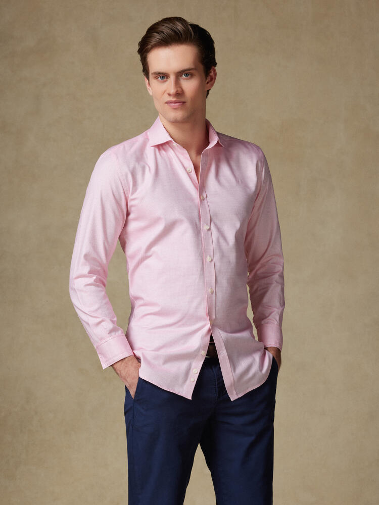 Chemise en natté fuchsia Chemises Classiques