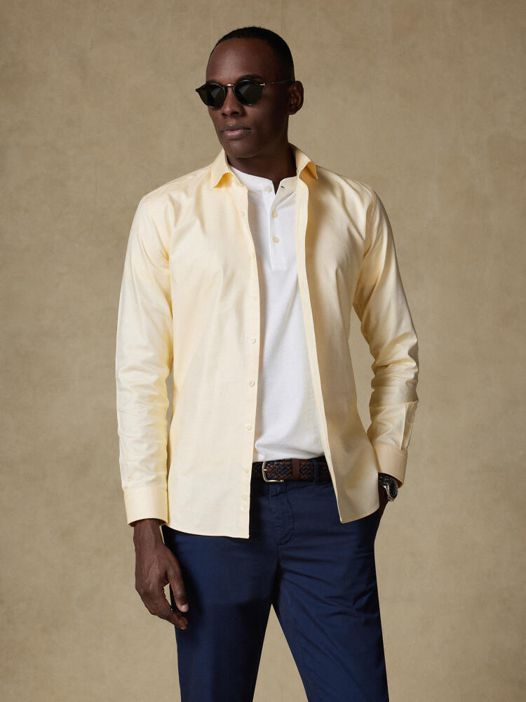 Chemise en natté jaune Chemises Classiques