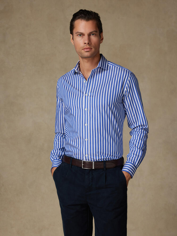 Chemise Phil à rayures bleues Chemises Homme