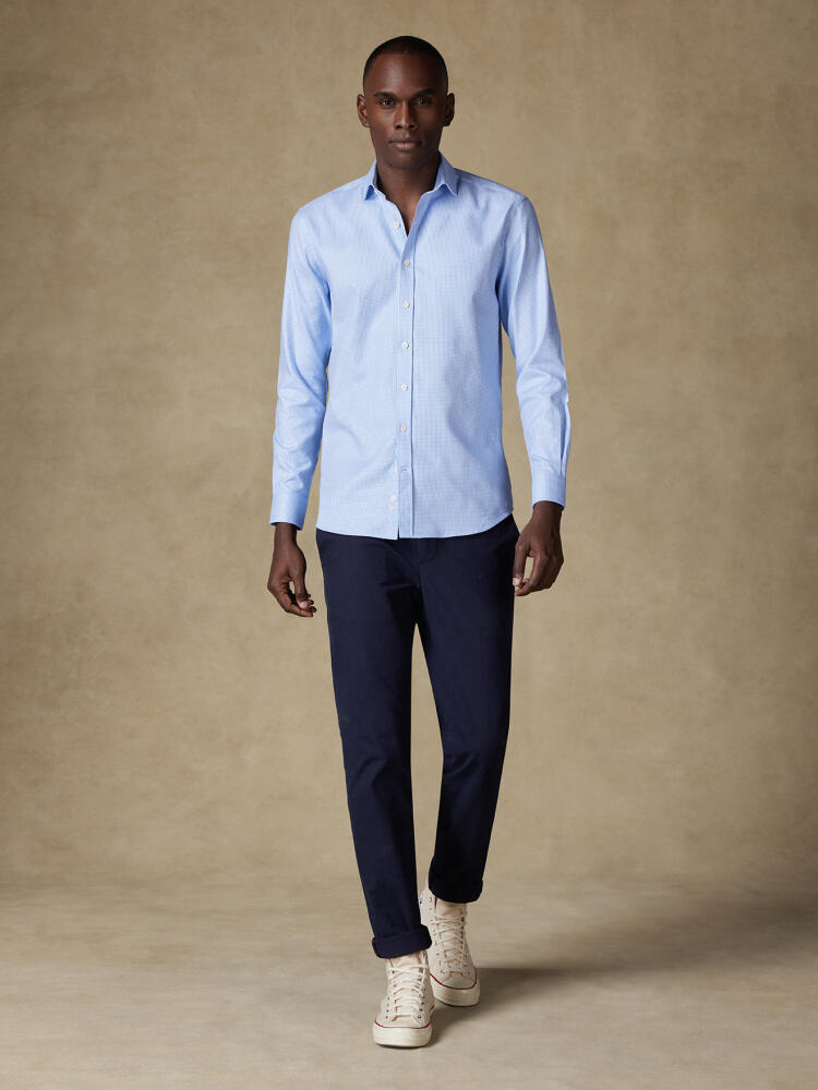 Chemise cintrée Creed texturée ciel Chemises Homme