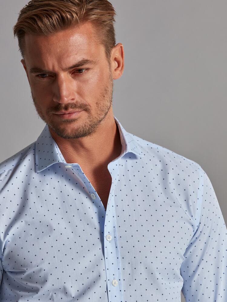 Chemise cintrée Grady ciel à motifs imprimés Outlet