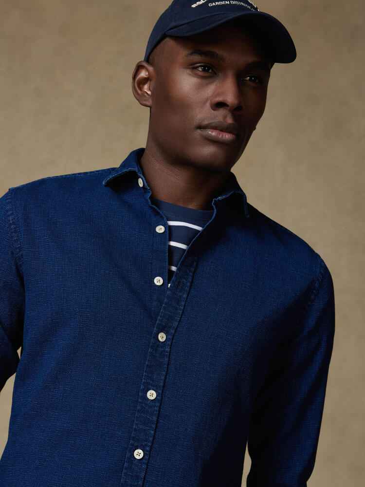 Chemise cintrée Mercer indigo Chemises Casual Slim