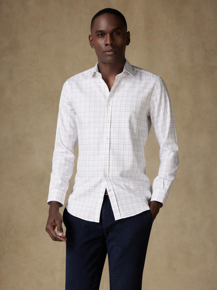 Chemise Spike à carreaux rouges Chemises Homme