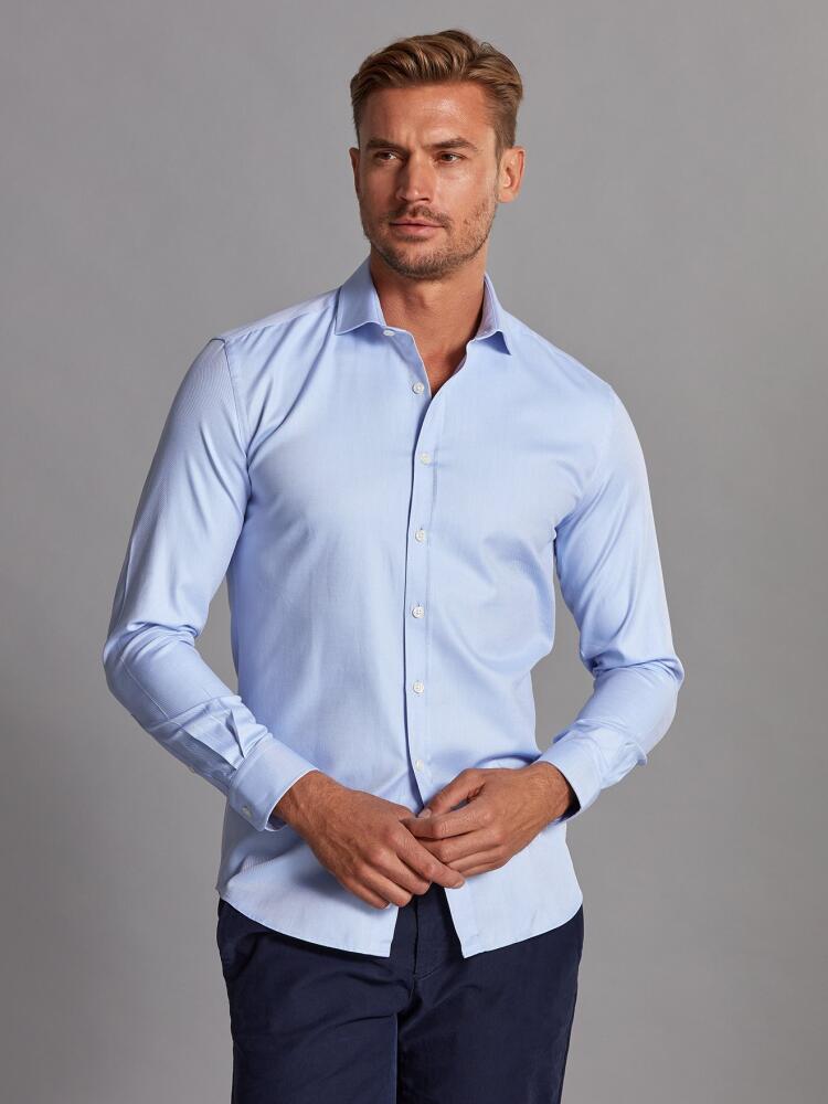 Chemise en twill ciel Chemises Homme