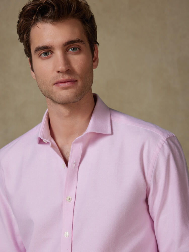 Chemise Vils en oxford brushed rose Chemises Business Classique