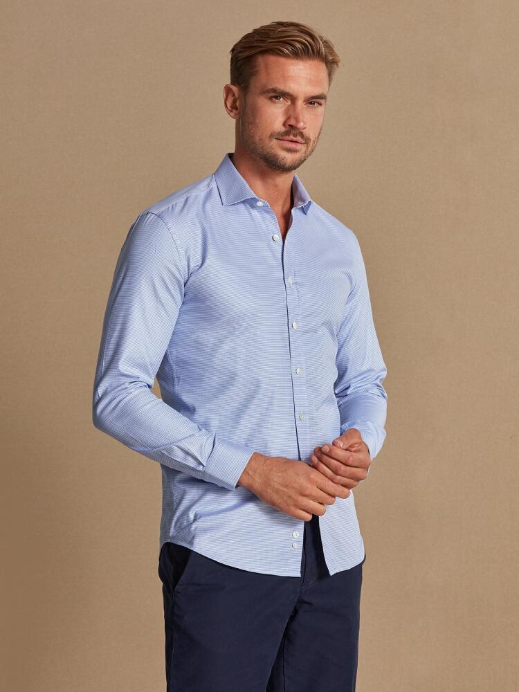Chemise bio Percy en twill ciel Chemises Homme