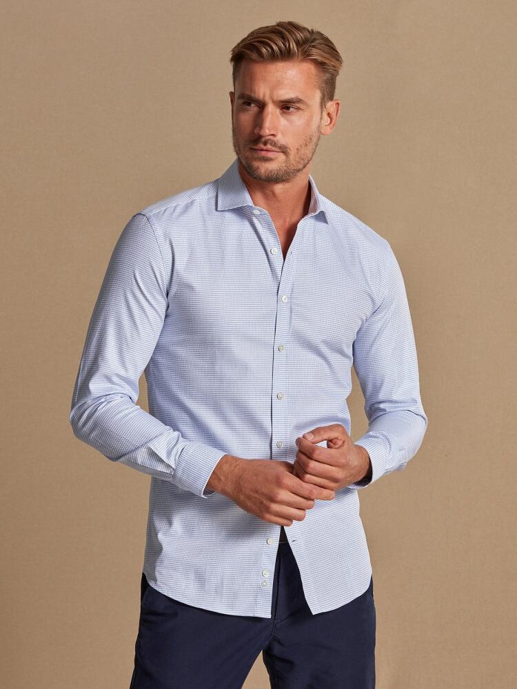 Chemise bio Rhys en twill ciel Chemises Homme