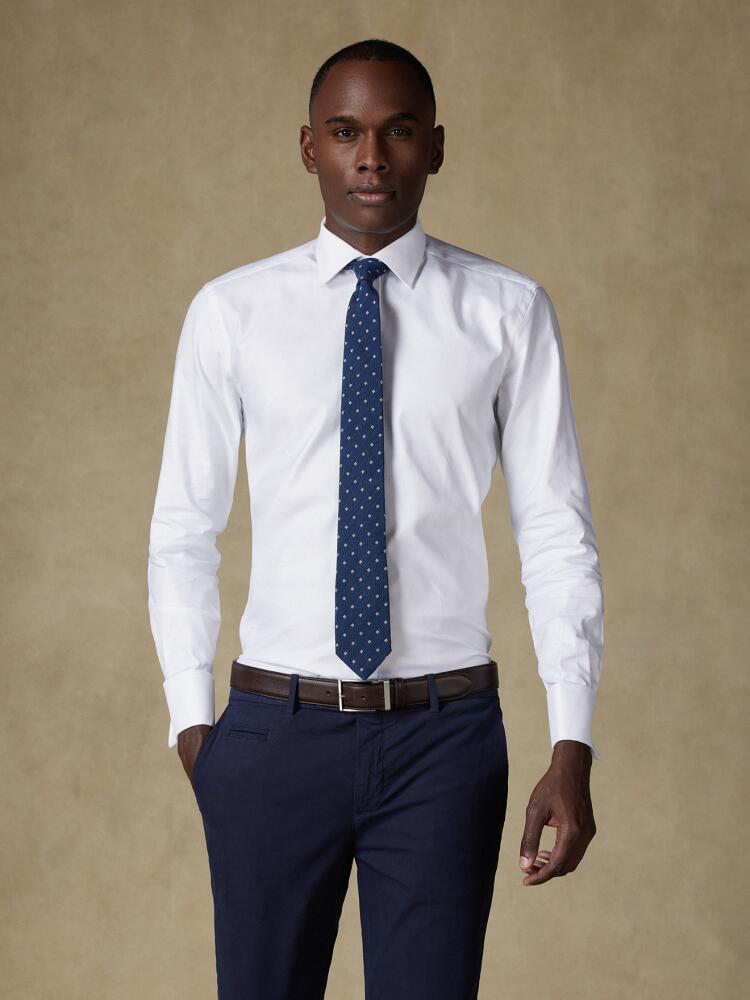 Chemise cintrée en oxford royal blanc Chemises Luxe