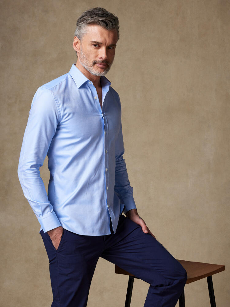 Chemise Royal Oxford Modern - Hommes - LN-SePAS (Broderie - ID SS310) main image 0