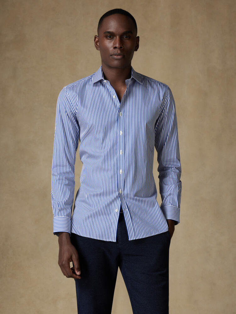 Chemise Sully à rayures marine Chemises Homme